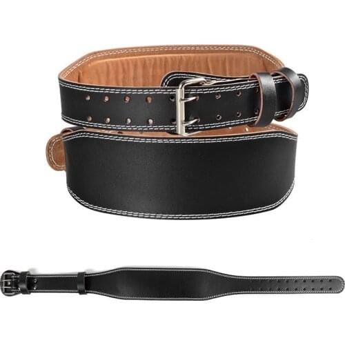 CX Weightlifting Leather Belt Fitness Training Waist Brace Belt Lumbar Protector Squats Deadlifts Gym BodyBuilding Back Support