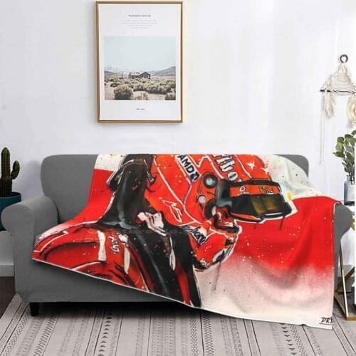Michael Schumacher - Ferrari Graffiti Painting By Drautoart All Sizes Soft Cover Blanket Home Decor Bedding Schumacher Michael