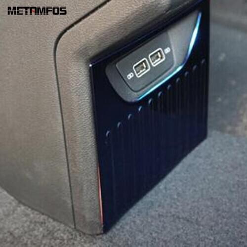 For Volkswagen Golf MK8 Pro R 2021 2022 Rear Seat Anti-Kicked Scratch Sticker Scuff Guard Plate Inner Accessories Car Styling