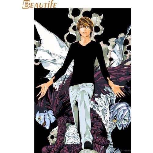 Custom Death Note Poster Canvas Silk poster Novelty Print Your Own Picture On Room Wall poster 20x30cm 27x40cm 30x45cm