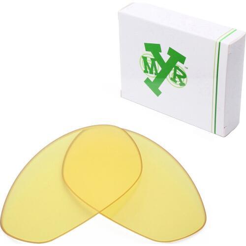 Mryok Anti-Scratch Replacement Lenses for Oakley Minute 2.0 Sunglasses HD Yellow