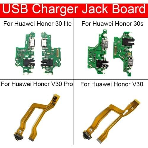 Charger USB Jack Board For Huawei Honor 30 V30 30S Lite Youth Pro Charging Port Module Usb Connector Board Replacement Repair