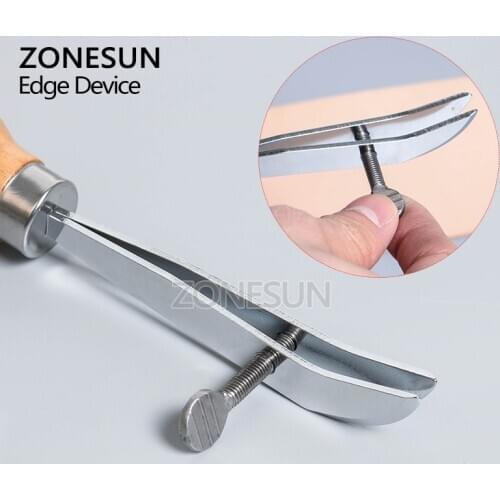 ZONESUN Adjustable / Creaser Edge Crafts Leather DIY Handcrafted Work Tool Edge Line Press Spacing Margin