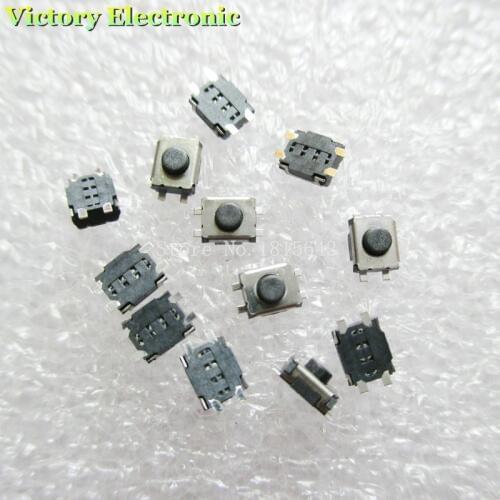 100PCS/LOT 3*4*2mm SMD Switch 4 Pin Touch Micro Switch Tact Push Button Switches 3x4x2H Mini Buttons