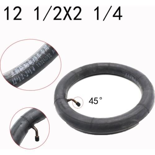 12.5 Inch 12 1/2 X 2 1/4 Inner Tube 12 1/2*2 1/4 Inner Camera With A Bend Angle for Many Gas Electric Scooters And E-Bike Parts