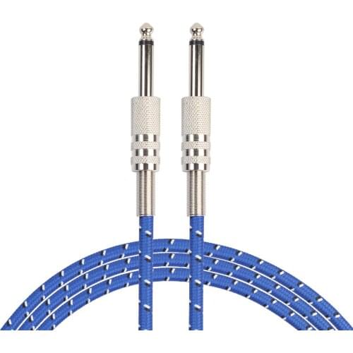 20m/66ft 6.35mm Mono Guitar/Bass/Instrument Cable for Amplifiers,Audio,Mixer