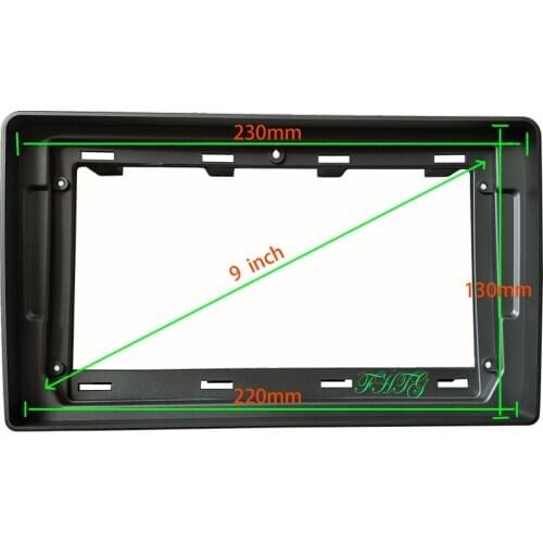 9 INCH Car Audio Frame GPS Navigation Fascia Panel Car dvd Plastic Frame Fascia is suitable for 2004-2006 Hyundai GETZ