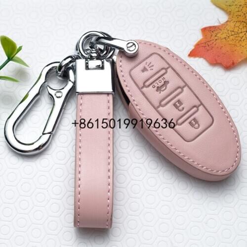 Key case for Infiniti Q50L Q60 q70 QX50 QX60 qx70 ESQ EX 2020 Smart Key Keyless Remote Entry Fob Case Key Chain