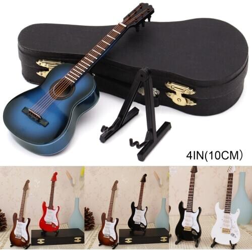 NEW Ornamental Miniature Replica Guitars Mini Classical Guitar/Electric Guitar Model Holiday Ornament