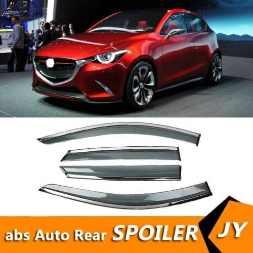 For Mazda Hazumi 2014 Window Visor Vent Shades Sun Rain Deflector Guard For Mazda Hazumi Auto Accessories 4PCS/SET