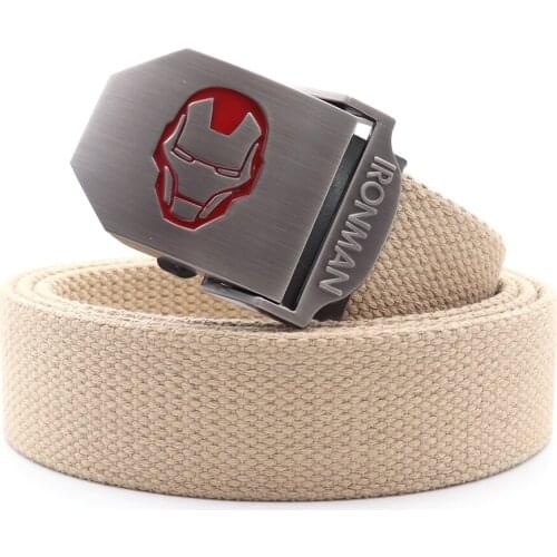 Canvas Outdoor Tactical Army Belt Unisex Automatic Metal Buckle Jeans Accessories High Quality Mens Fashion Luxury Designer Belt