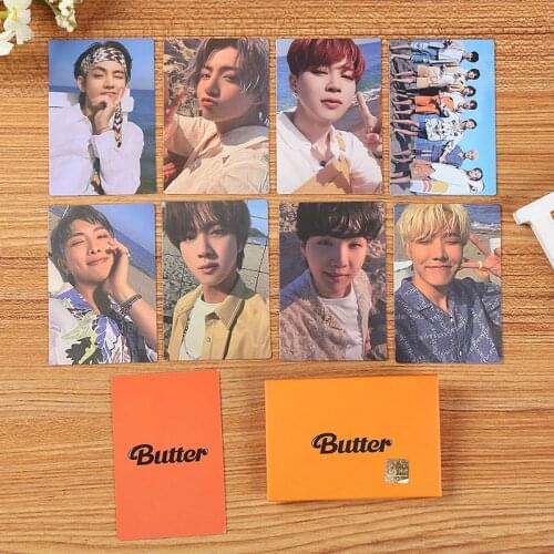 KPOP South Korean Groups Bangtan Boys BUTTER Mini Photocard Memebers Lomo Cards Poster Hd Premium Photos