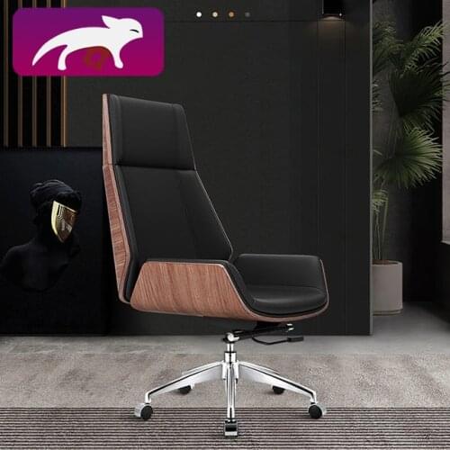 HRZ boss chair, leather black rotating chair, massage chair, CEO executive chair ergonomic chair esporting swivel chair