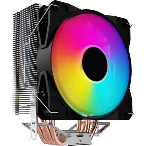 CPU Cooler for Desktop Computer Colorful Silent Chassis Cooling Fan Practical Computer Accessories Cooling Fan CPU Cooler QJY99