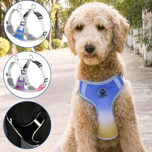 Small Number Medium Large Dog Strap Reflective Non-Pull Breathable Waliking Bull Husky