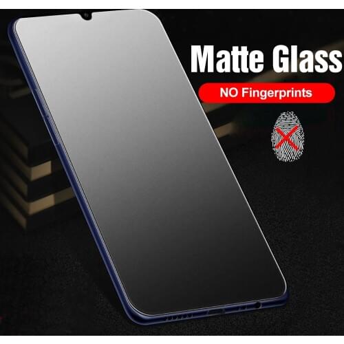 Matte frosted protective glass for samsung galaxy a12 a32 a42 5g a02s m02s a02 s anti-fingerprint screen protectors film cover