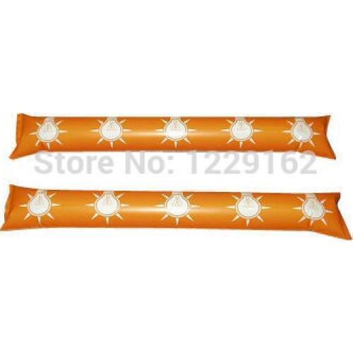 Customon Printed Inflatable cheering stick bang bang stick promotional thunder stick for parties and sports games