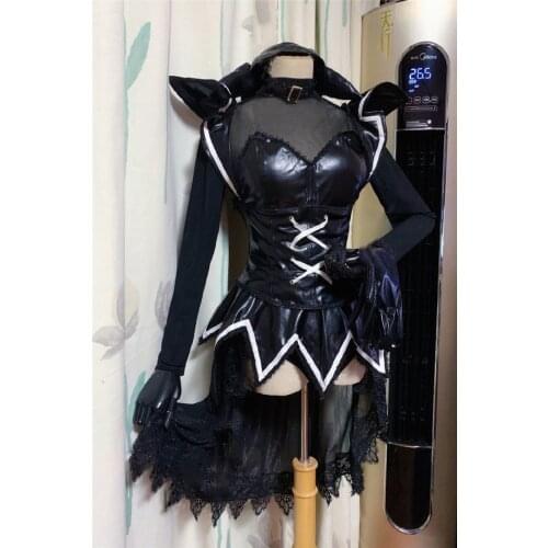 New Game Mabinogi Banshee Cosplay Costume Fashion Black Battle Uniforms Unisex Activity Party Role Play Clothing Custom-Make Any
