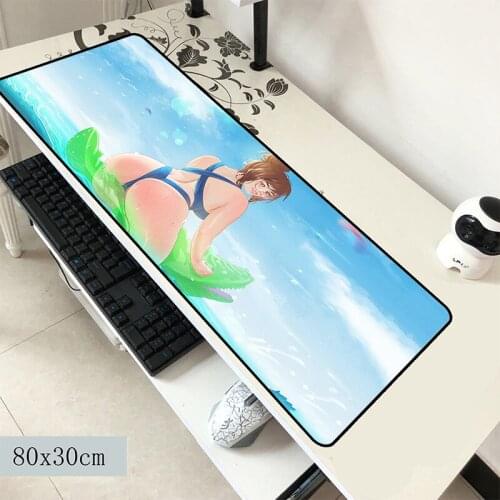 OW pad mouse cute computer gamer mouse pad 800x300x3mm padmouse big desk mousepad ergonomic gadget office mats