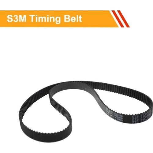 S3M Closed loop Timing Belt Length 573/591/600/753/780/783mm Rubber Gear Belt 10/15mm Belt Width Transmission Belt