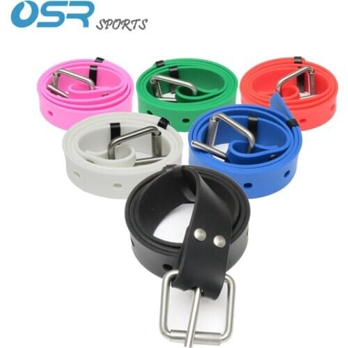 Free diving spear fishing silicong weight belt ウエイトベルト