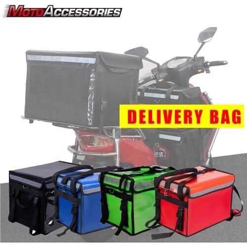 32L Extra Large Cooler Bag Car Ice Pack Insulated Thermal Lunch Pizza Bag Fresh Food Delivery Container Refrigerator Bag 4 Color