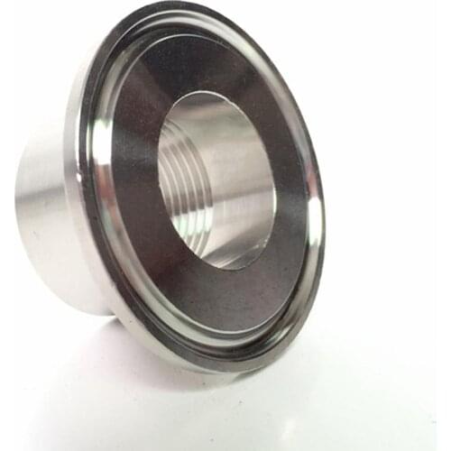 1-1/4" BSPT Female x 1.5" Tri Clamp SUS 304 Stainless Steel Sanitary Coupler Fitting Home Brewing Beer