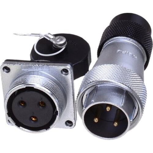 WS24 TD+Z M24 Waterproof Connector 2 3 4 9 10 12 19 Pin PCB Panel Bulkhead Male Plug Female Socket Automotive Aviation Adapter