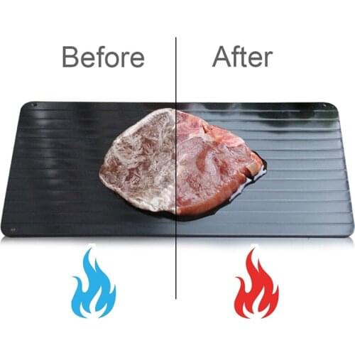 1 Pcs Quick Defrost Tray Quick Defrost Frozen Food Meat Fruit Quick Defrost Plate Thaw Tray Master Kitchen Gadgets