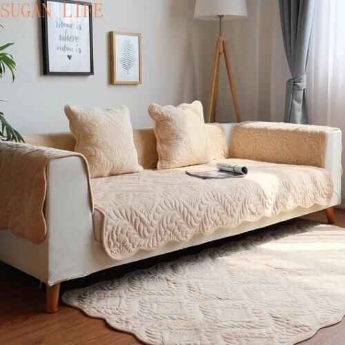 1 Pcs Four Seasons Sofa Cover Anti-skid Couch Towel Leather General Plush Towel sofa Cover Slipcover free shipping