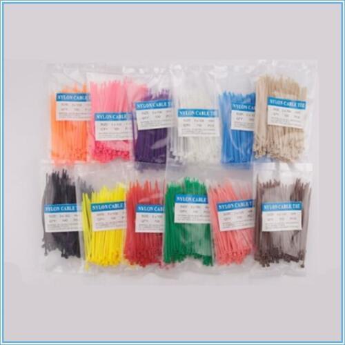 100pcs/bag Colorful 3x100MM Self Locking Plastic Nylon Wire Cable Tie Zip Cable Ties Line Factory Standard SelfLlocking