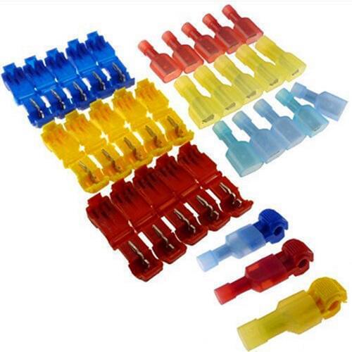 120pcs Female/Male Insulated Quick Disconnect Wire Terminals Connectors