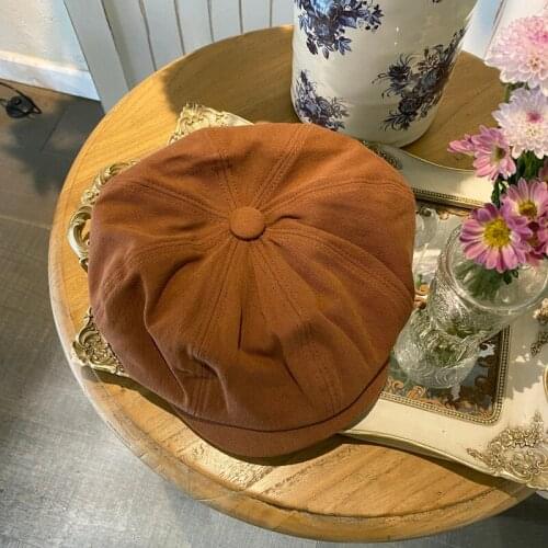 2021 Fashion Unisex Berets Cap Newsboy Ivy Cap Cotton Adjustable Driving Hat For Women and Men