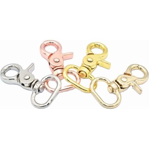 46mm Metal Swivel Clasp Swivel hook with D Ring Lobster Clasp Trigger Clasps Claw Push Gate Swivel Snap Hooks for key or backp