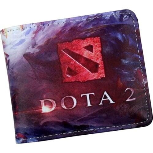 Anime slim wallet dota 2/tokyo ghoul Violet Evergarden/my hero academia wallet for credit cards