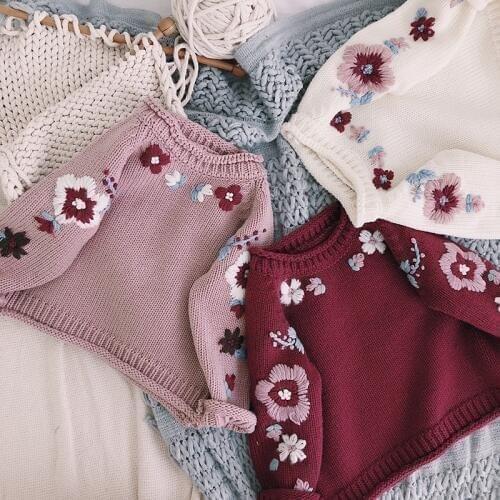 Dovicaisy Knitted Sweaters For Girls