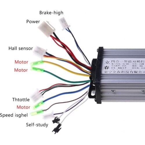 DC 36V DC48V 350W Electric Bicycle E-bike Scooter Brushless DC Motor Controller High Quality Aug