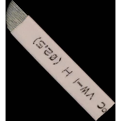 Microblading Needles 21Pins Permanent Makeup Blades Manual Eyebrow Tattoo Curved Blade 21 Needles For Tattoo Pen