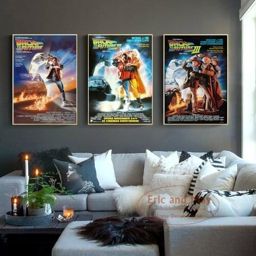 Movie Back To The Future Posters And Prints Wall Art Canvas Pictures Painting New Nordic Style Decorations For Home Decor Obrazy