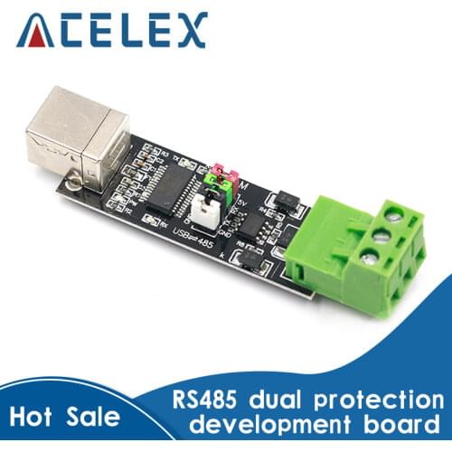 Double Protection USB to 485 Module FT232 Chip USB to TTL/RS485 Double Function USB 2.0 to TTL RS485 Serial Converter Adapter