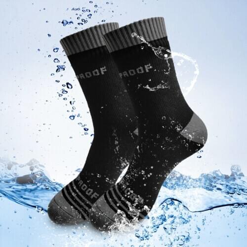 Men Sports Socks Three-layer Construction Waterproof Breathable Socks for Men Women Outdoor Sports Hiking Skiing Cycling Socks