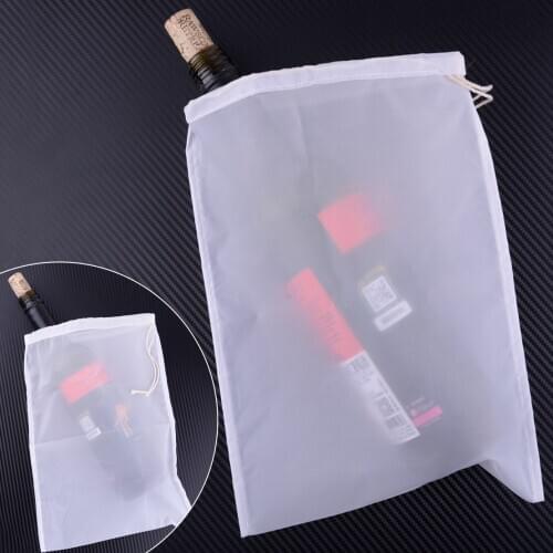 Practical Food Nut Milk Tea Fruit Juice Coffee Wine Nylon Mesh Net Strain Herb Liquid Filter Bag Reusable Strainer 200/300 Grit