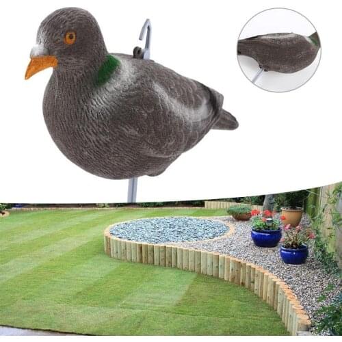 Hunting Decoy Dove Decoy Trap Target Grey PE Decor Pest Fake Bird Hunting Tree Yard Scarecrow Outdoors