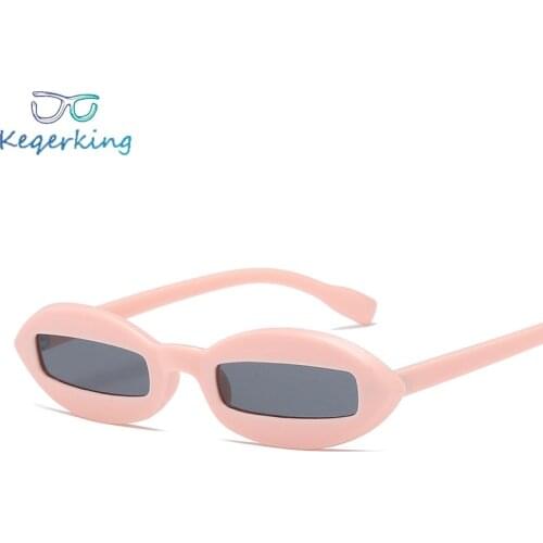 Vintage Male Sunglasses Women Rectangle Sun Glasses Female Small Frame Retro Brand Design Eyewear Shades Clear Lens HA-35