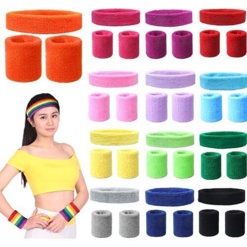 Sports Wristband Yoga Gym Stretch Headband Hair Band Brace Wraps Guards Stretch Sweatband Men Women turbante pelo mujer