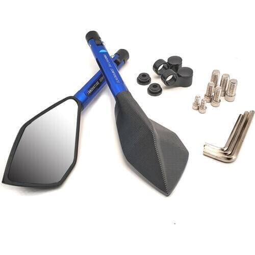 Universial 8mm 10mm Motorcycle Convex Mirror Rearview Mirrors 2Pcs/Pair For Suzuki GSF600 Bandit BURGMAN 400 GS1000 GS500E