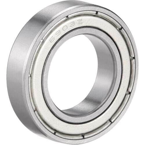 Uxcell Deep Groove Ball Bearing Single Shield/Sealed Chrome Steel Bearings 6903Z (1Qty)