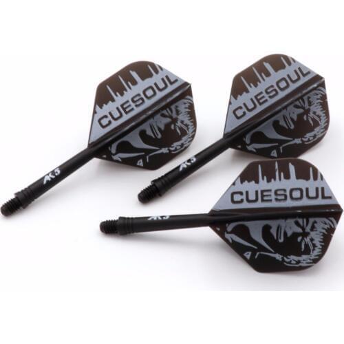 CUESOUL Rost Integrated Dart Shaft and Flights Standard Shape,Set of 3 pcs