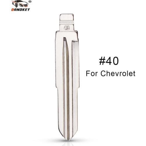 Dandkey #40 Blade Remote New Arrival Blank Key Replacement Uncut Blade For Chevrolet Epica Folding Flid Key No.40