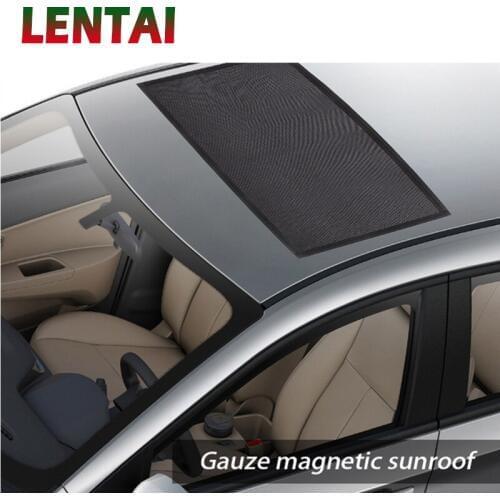 LENTAI 1PC Car Sunroof Cover Sun Visor Mesh Mosquito Dust Protection For Kia Rio Ceed Cerato Sorento Mazda CX-7 6 Mini Cooper